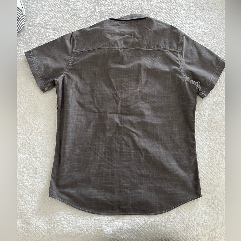 GH Bass & Co Mens Short Sleeve Button down collared Shirt men’s Large - Picture 3 of 10